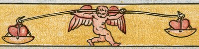 Eros balancing two hearts, 1884 by Walter Crane